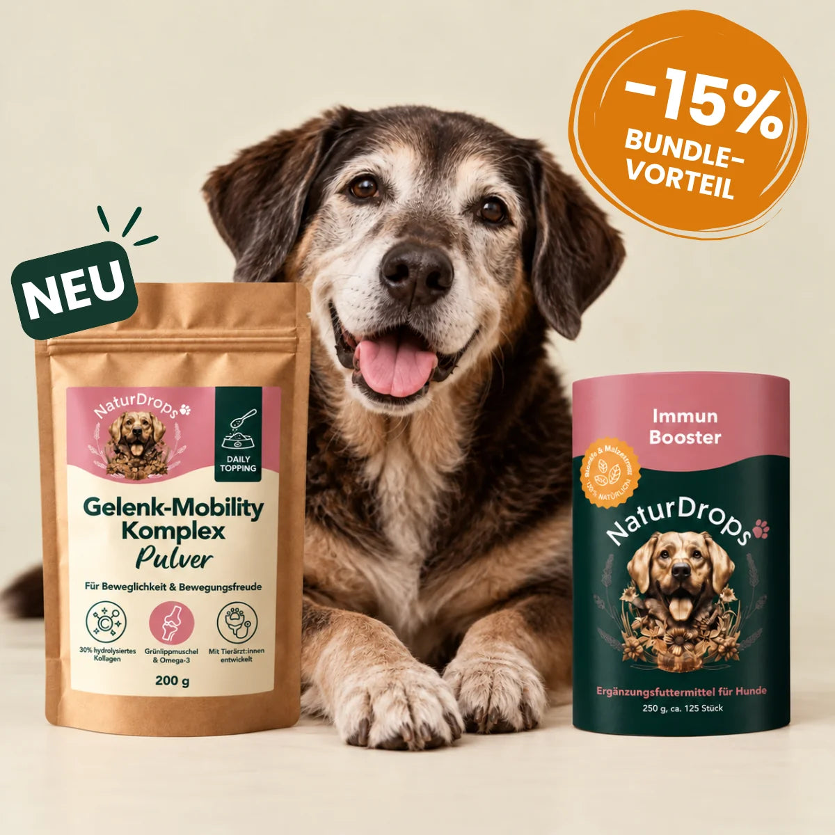 Happy Senior Bundle – Gelenk-Mobility Komplex & Immun Booster