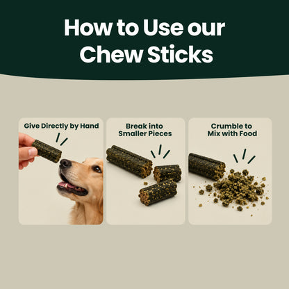 Tooth & Mouth Hero Chew Sticks – For daily dental and oral care