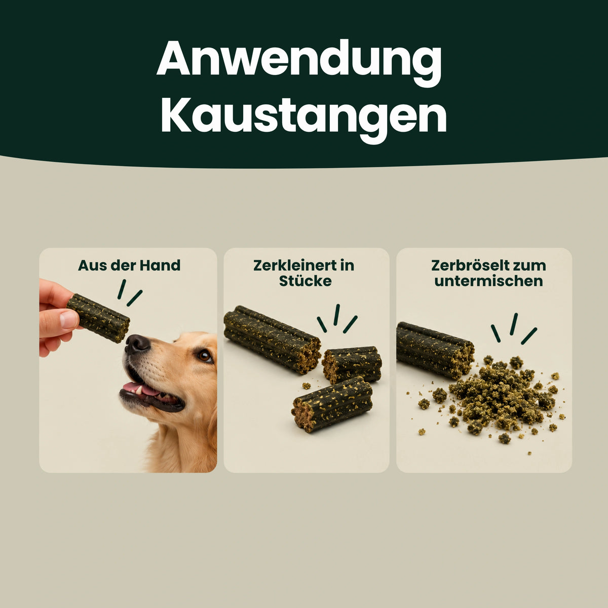Zahn & Maul Hero Kaustangen – Für die tägliche Zahn- und Maulpflege