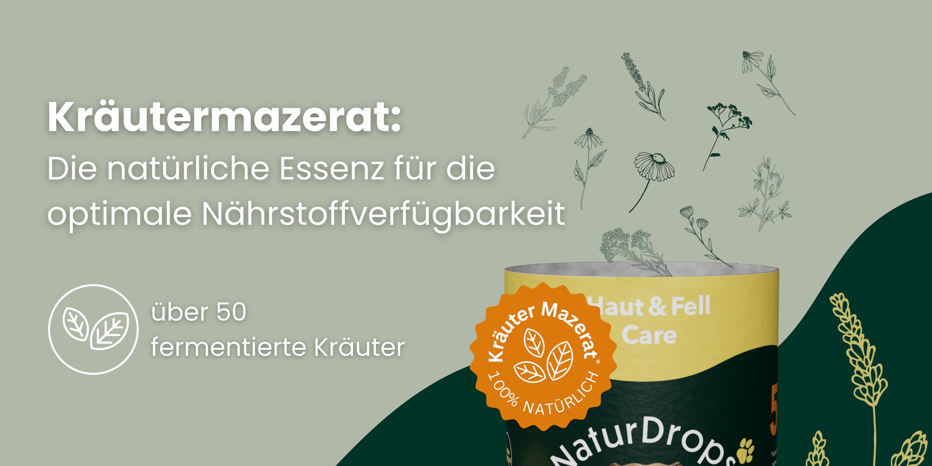 Kräutermazerat – die natürliche Essenz für optimale Nährstoffverfügbarkeit. Mit über 50 fermentierten Kräutern.