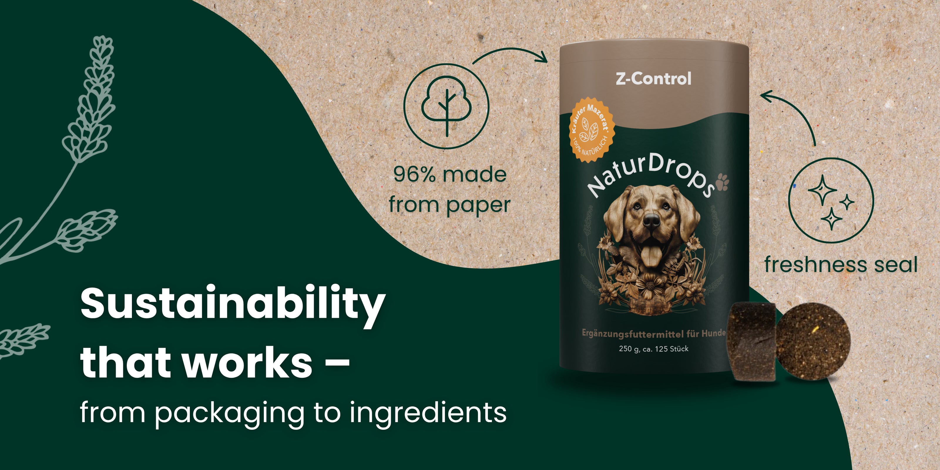 Clear choice – easy application and delicious taste for dogs
