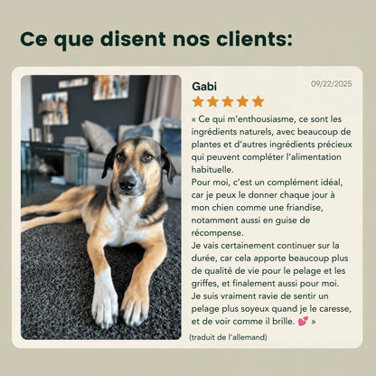 Peau & Pelage – Pour le soin de la peau, du pelage et des griffes
