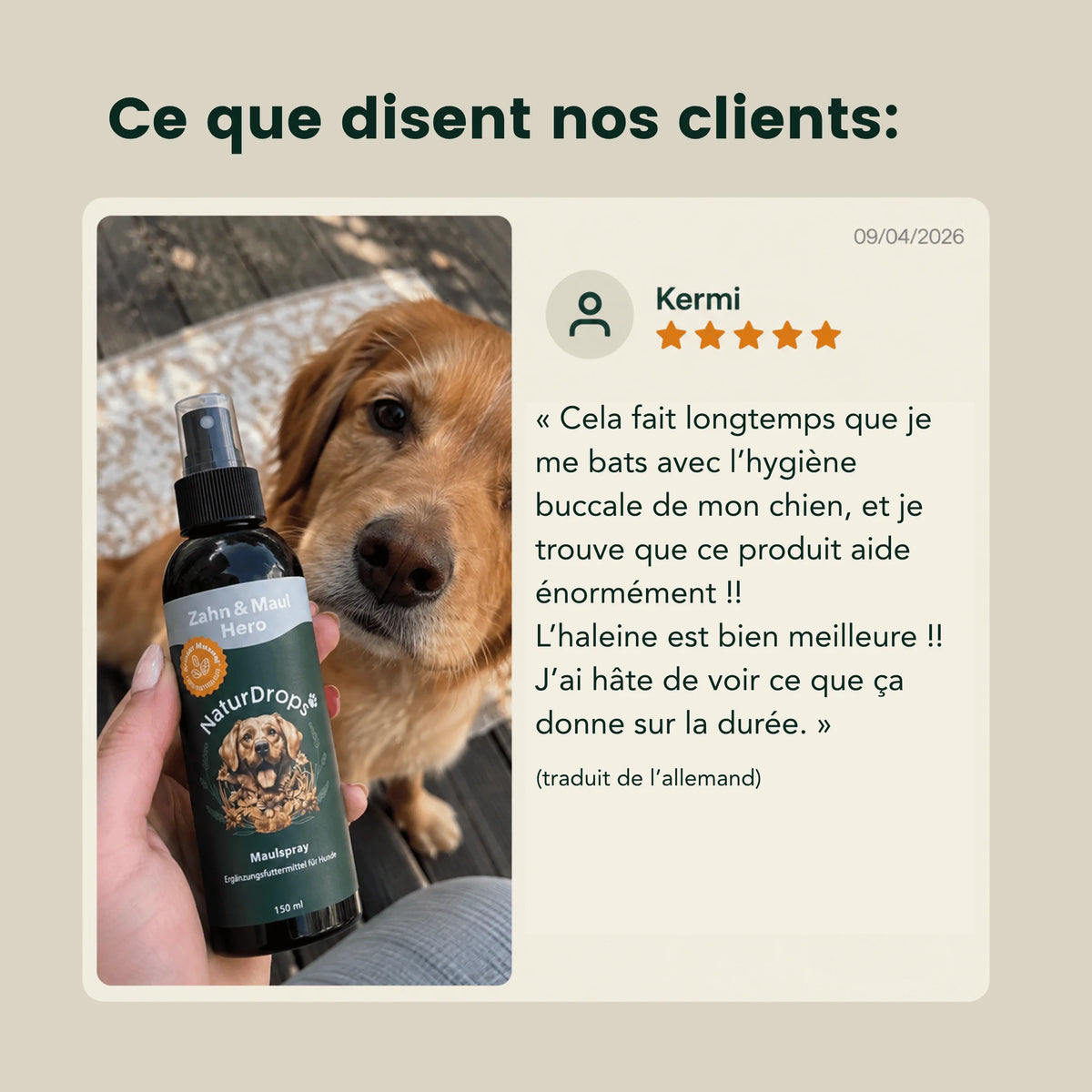 Zahn & Maul Hero Spray – Pour les soins dentaires et bucco-dentaires quotidiens