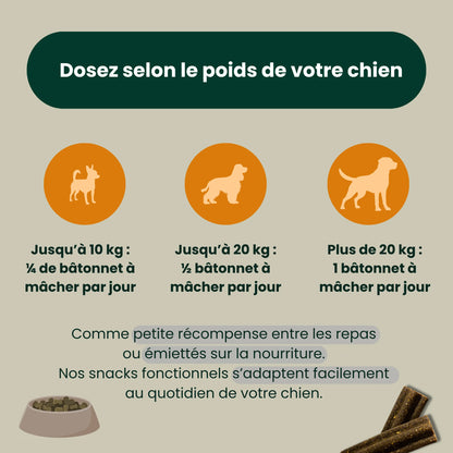 Bâtonnets à mâcher Zahn & Maul Hero – Soin dentaire naturel