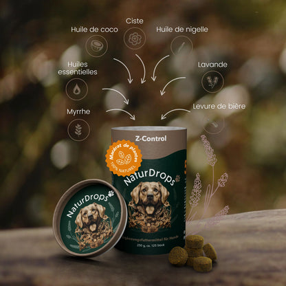 Z-Control – Un soutien naturel pour votre chien pendant la saison des tiques