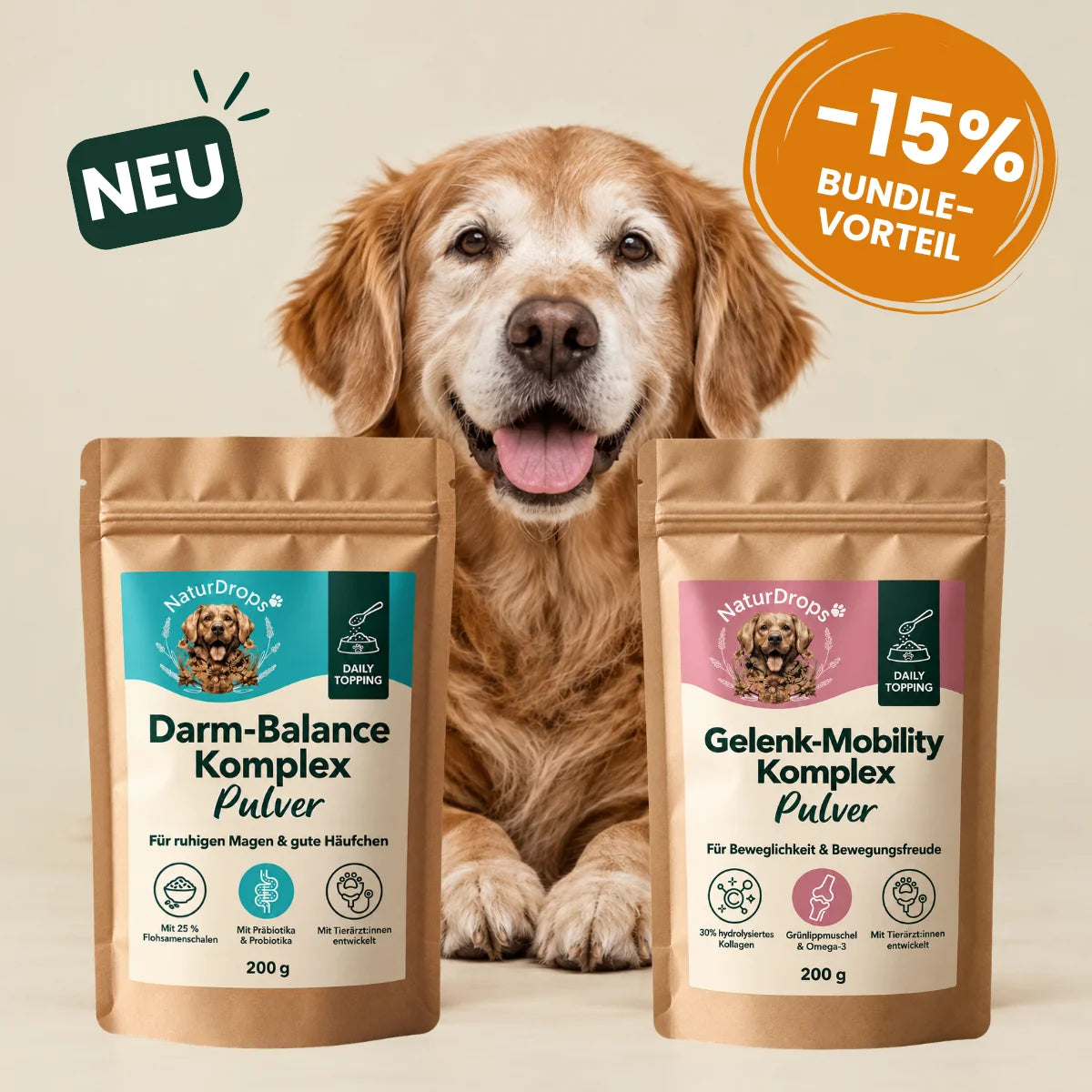 Senior Vital Bundle – Darm-Balance & Gelenk-Mobility Komplex
