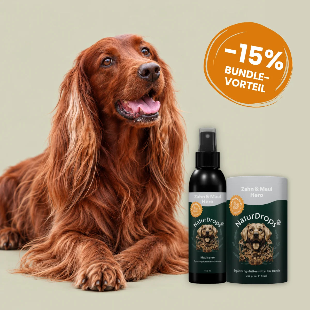 Zahnpflege Bundle – Zahn & Maul Hero Spray & Kaustangen
